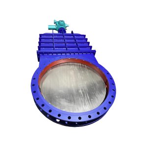 DN2000工業廢水處理電動刀閘閥排矸、排渣